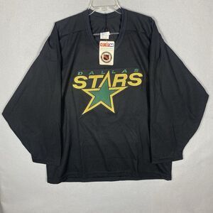 Vintage CCM Maska Dallas Stars Air-Knit NHL hockey jersey Large